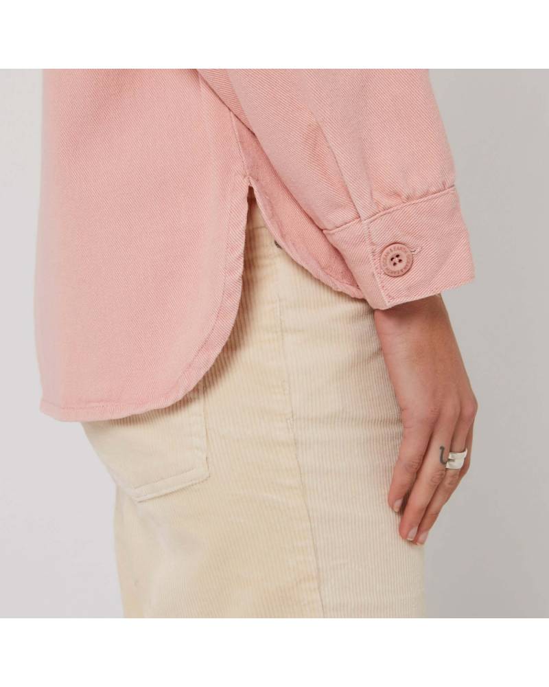 Sunset L/S Overshirt - Crystal Pink