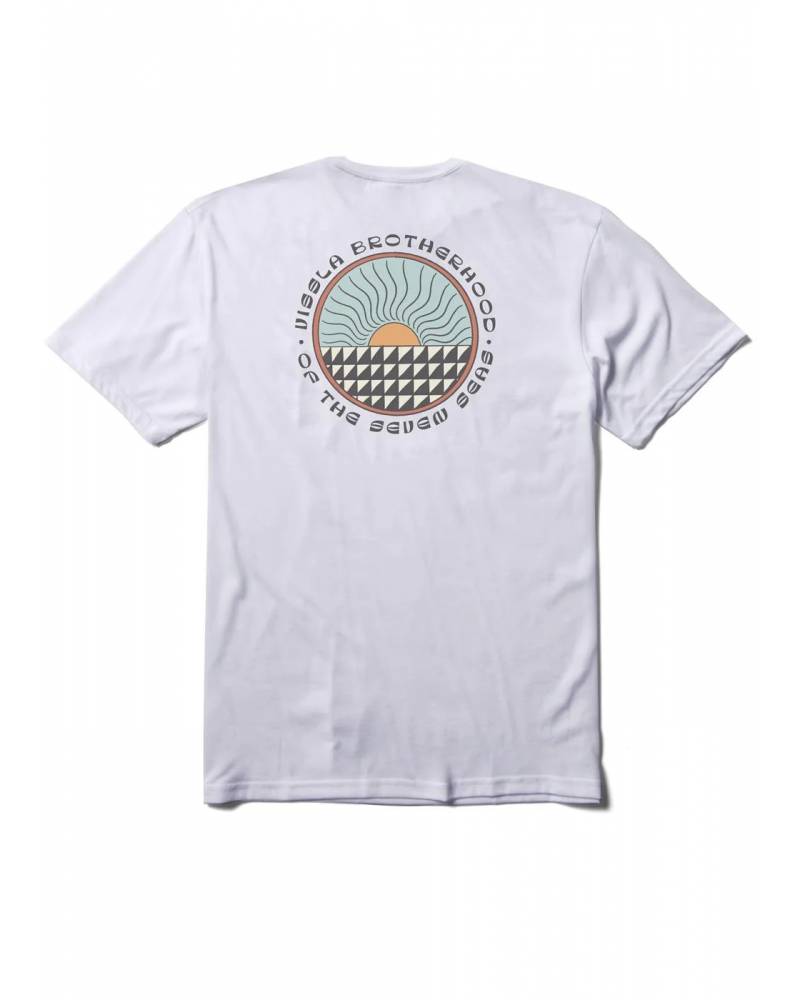Surf Check Ss Organic Tee - White