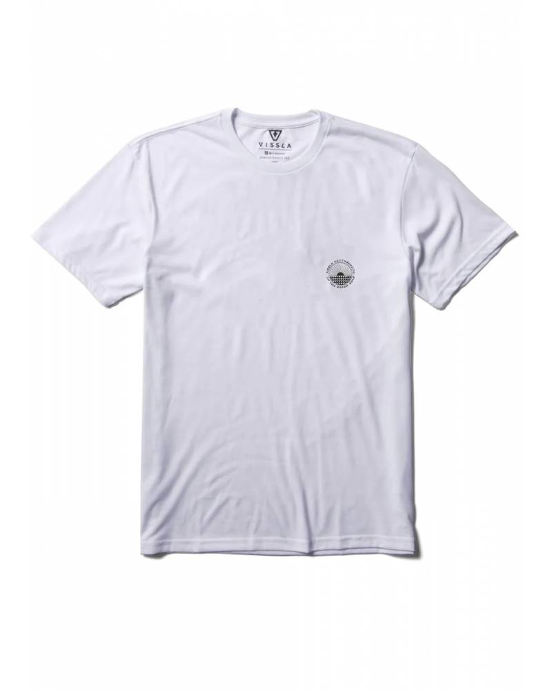 Surf Check Ss Organic Tee - White