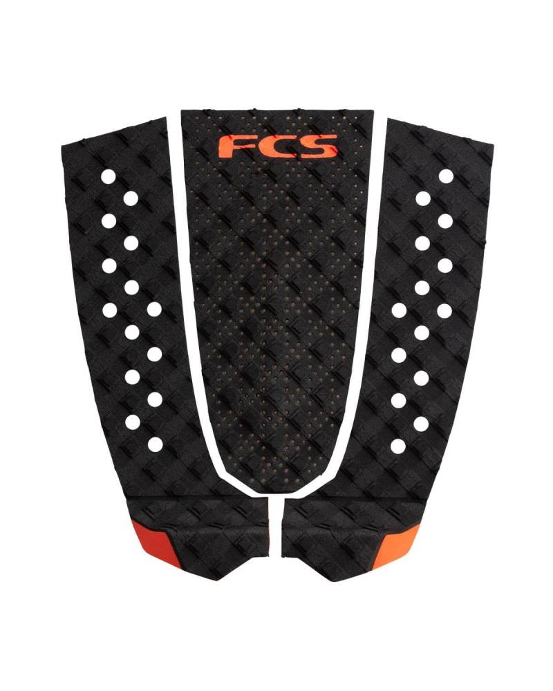 FCS T3 Traction Pad Tail Pad Black/Fire