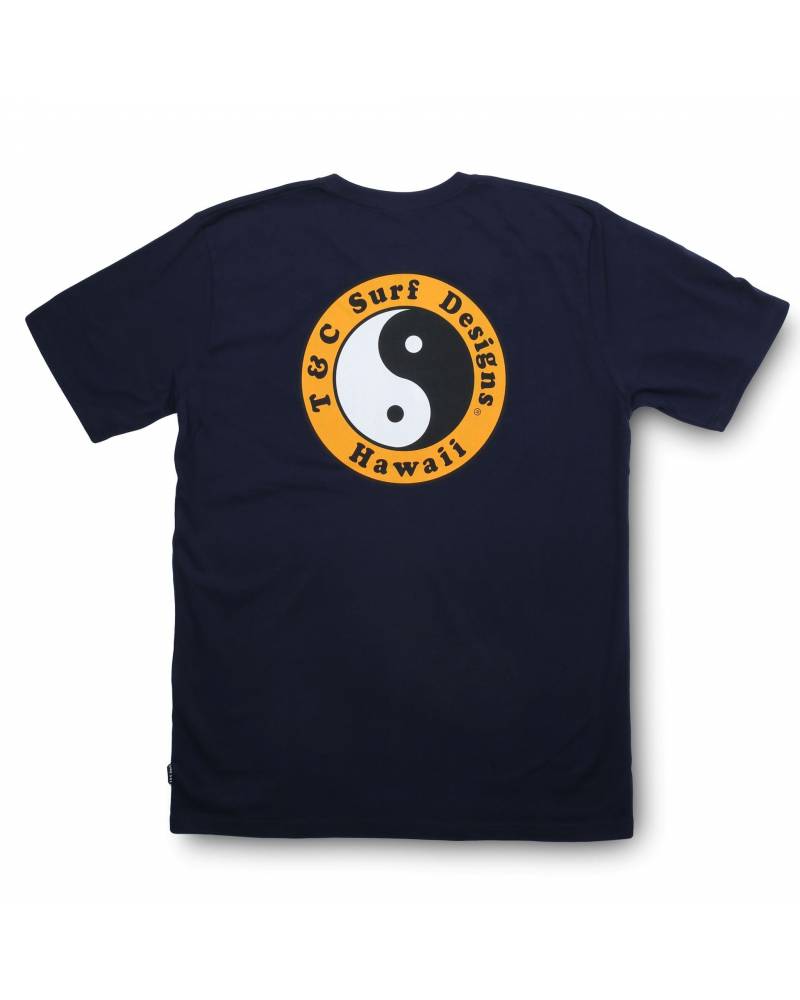 T&C OG Logo Tee - Midnight/Orange back