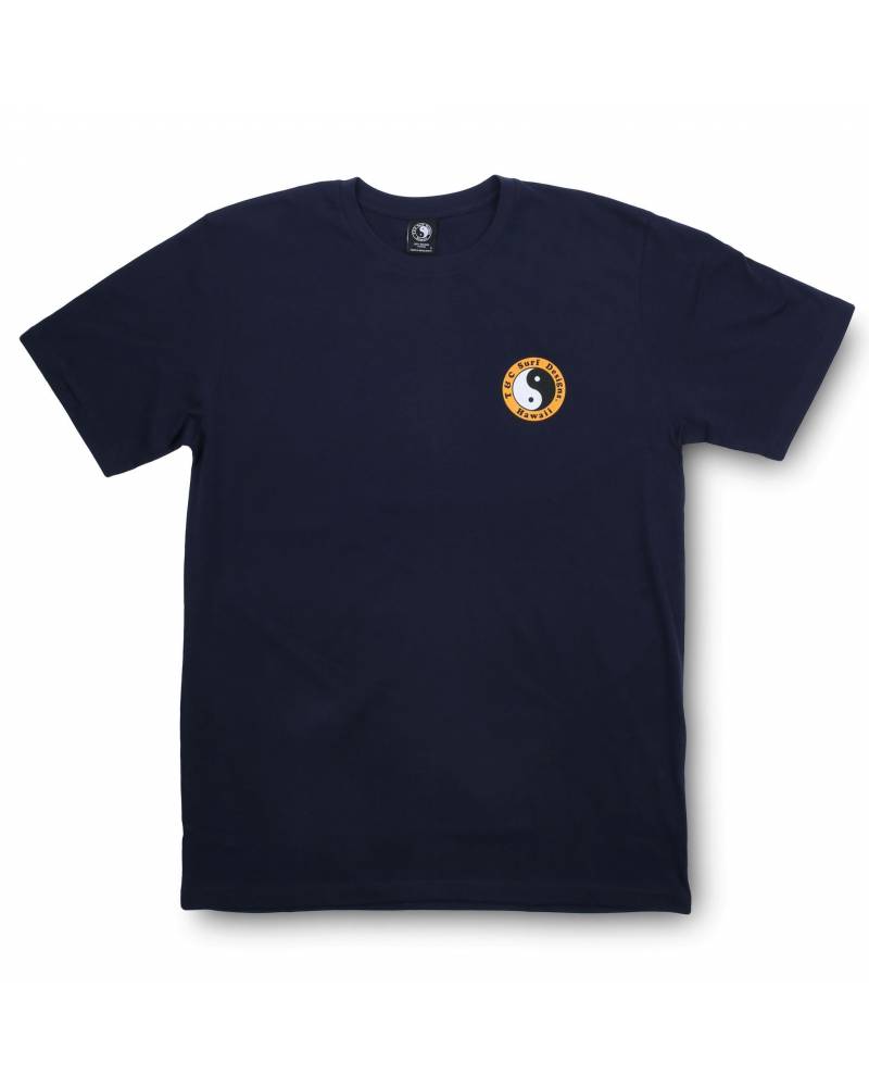 T&C OG Logo Tee - Midnight/Orange front 