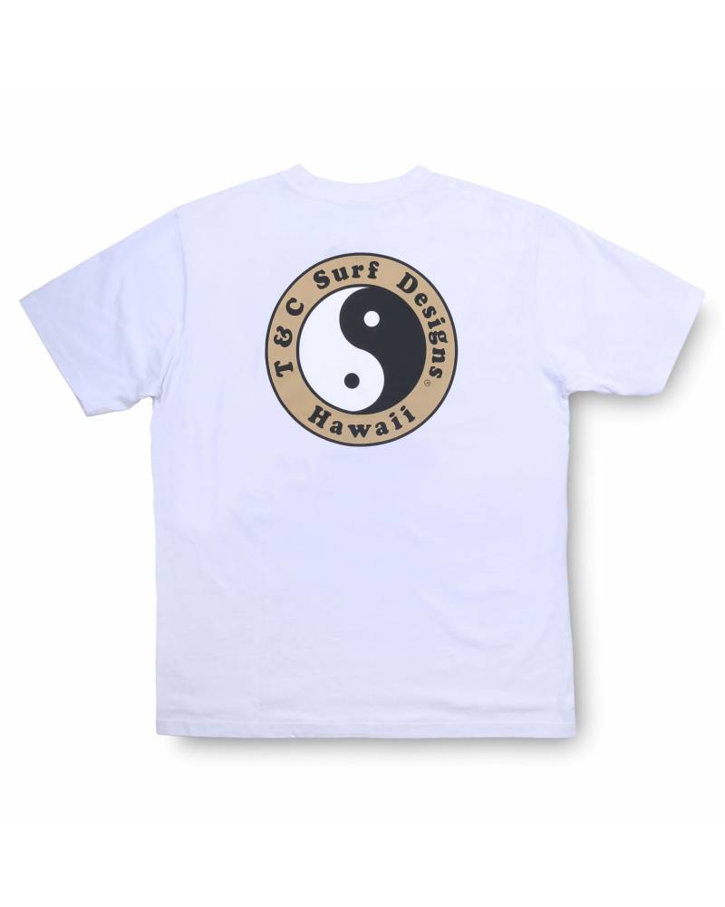 T&C OG Logo Tee - White/Earth back