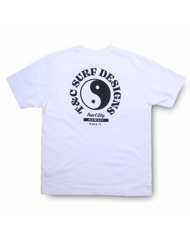 T&C Sunset Tee - White back
