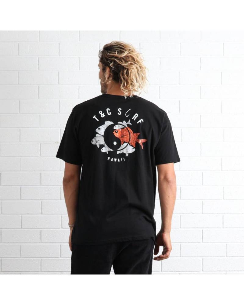 T&C Kona Tee - Black back worn