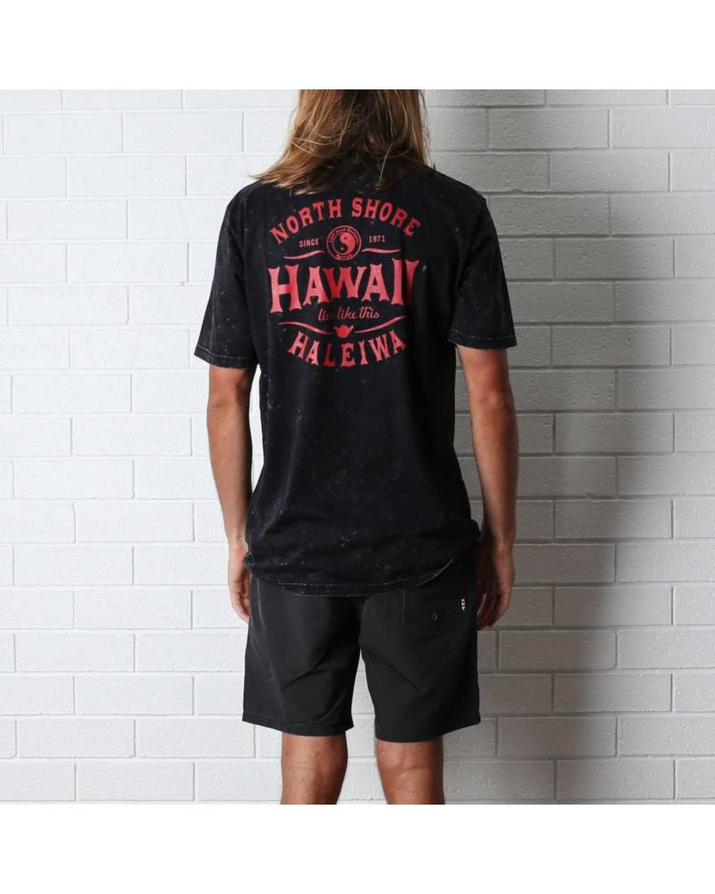 Town & Country North Shore Tee - Acid Black - Back