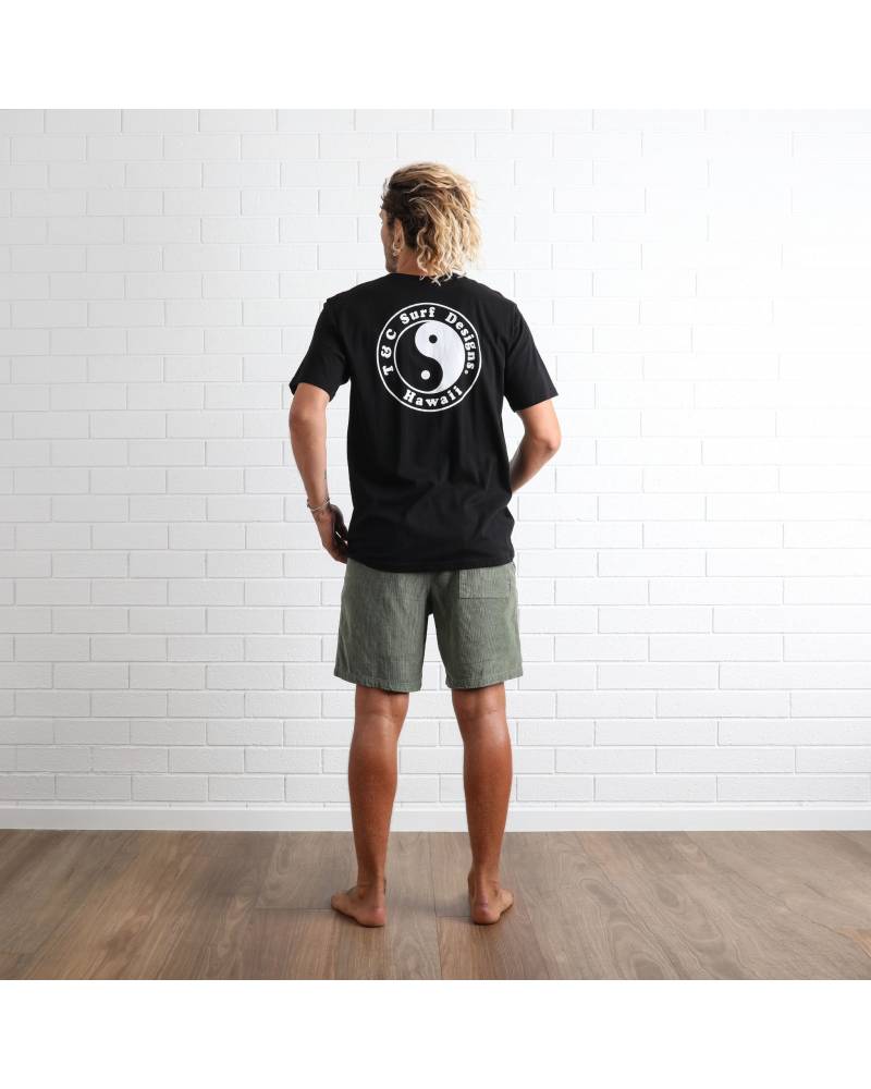 T&C OG Logo Tee - Black/White back worn
