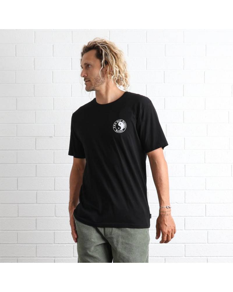 T&C OG Logo Tee - Black/White front worn