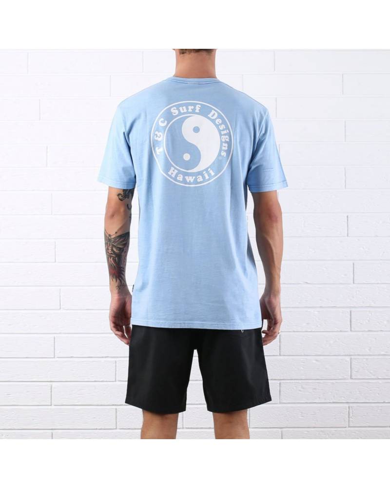 Town & Country OG Logo Tee - Vintage Blue / White - Back