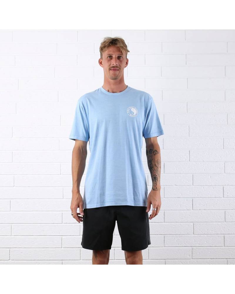 Town & Country OG Logo Tee - Vintage Blue / White - Front