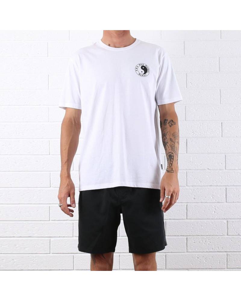 Town & Country OG Logo Tee - White Navy - Front