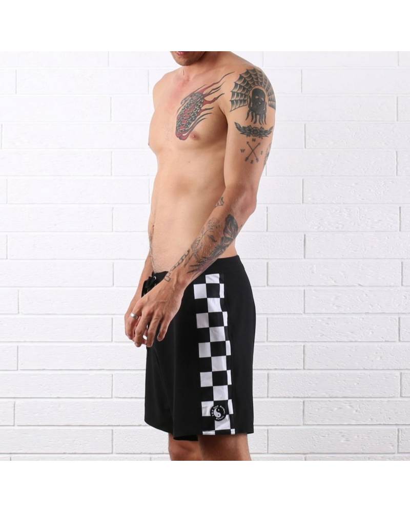 T&C Chunk Check Boardshort - side