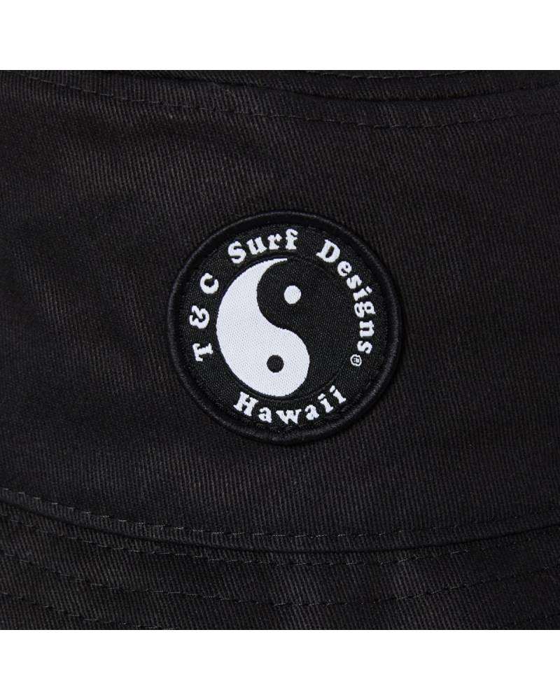 T&C OG Bucket Hat - Black zoomed logo