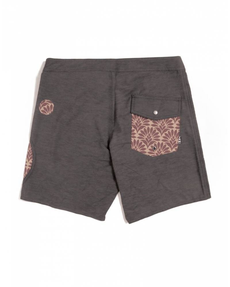 T&C Yin Yang Boardshort - Russet - back