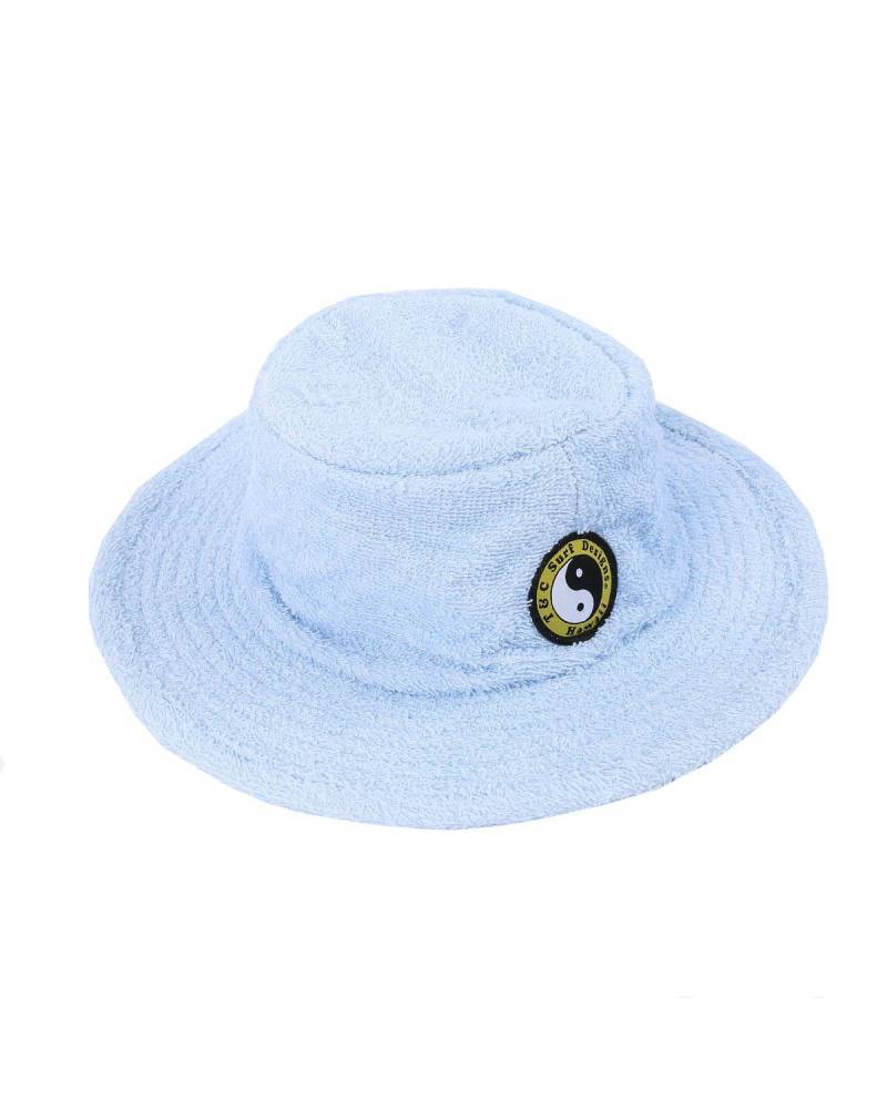 T&C Terry Bucket Hat - Sky Light Blue top angle