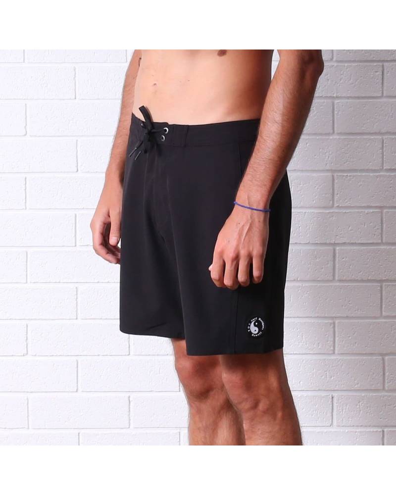 T&C Twisted Limits Trunk boardshort - black - side view