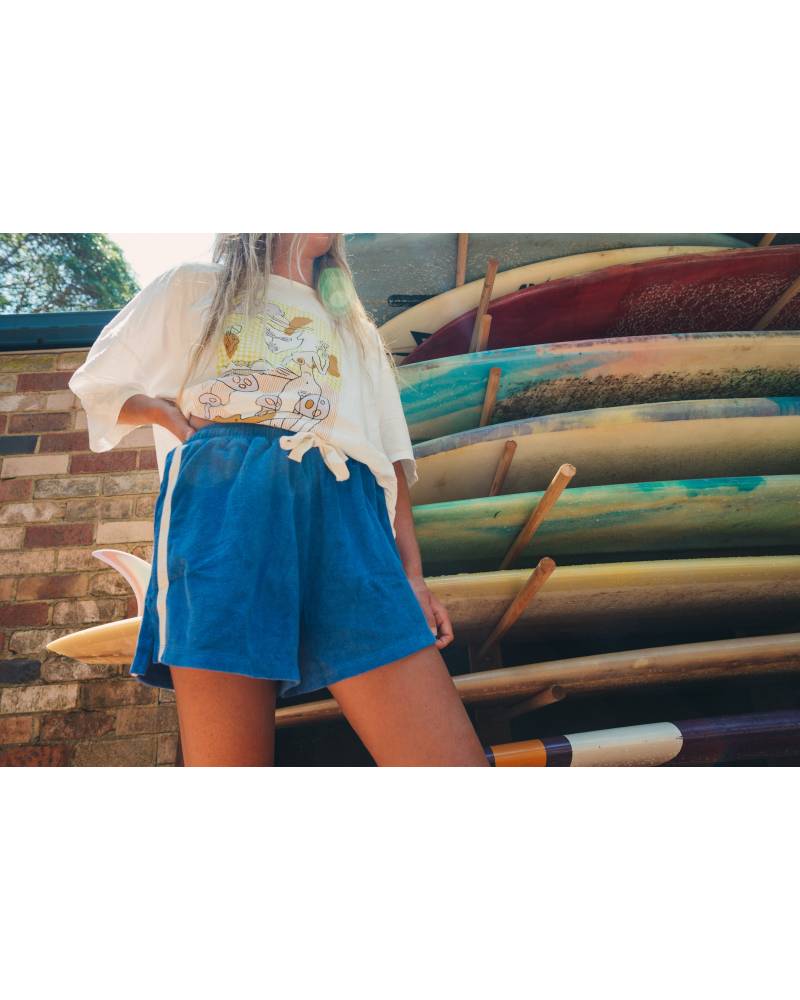 Cobalt Terry Shorts with surfboards