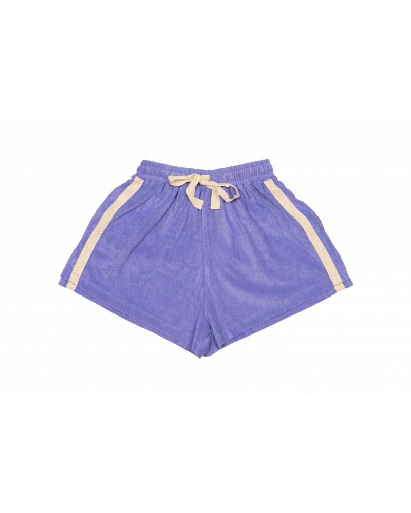 Clear product shot of lavender shorts