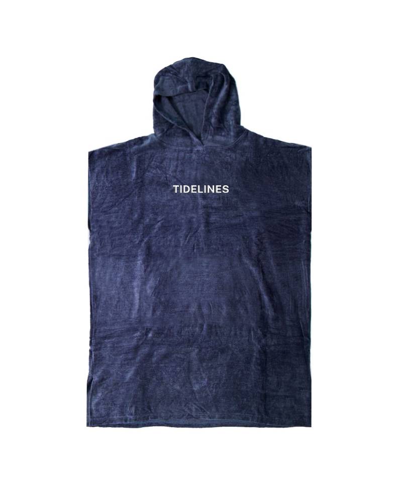 Essential Poncho Towel - Navy