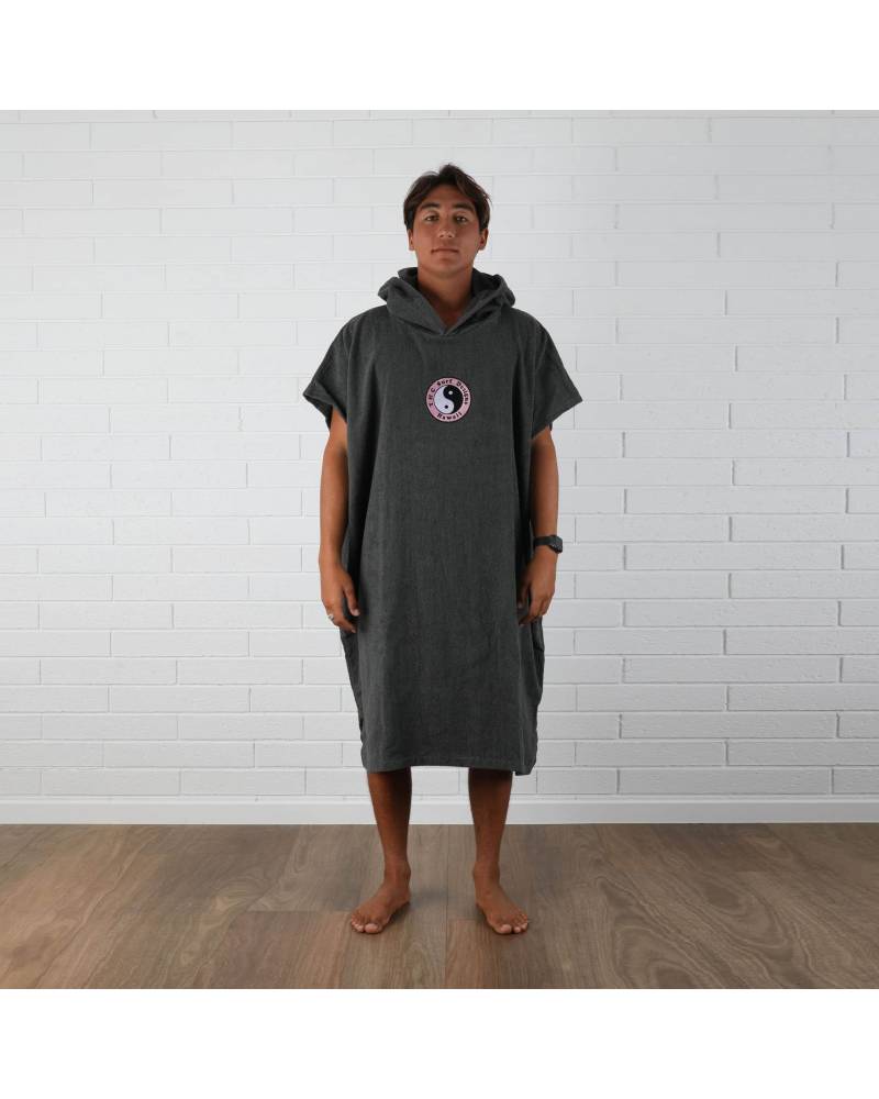 T&C OG CF Hooded Towel - Gun Metal