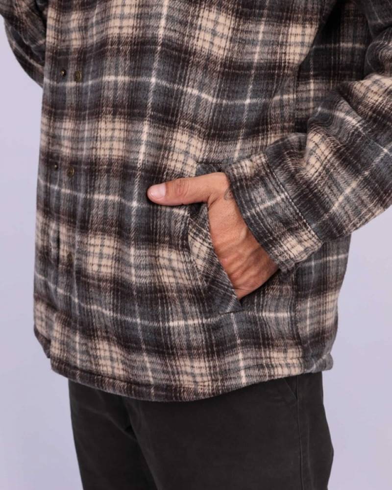 Canyon Sherpa Flannel - Light Char