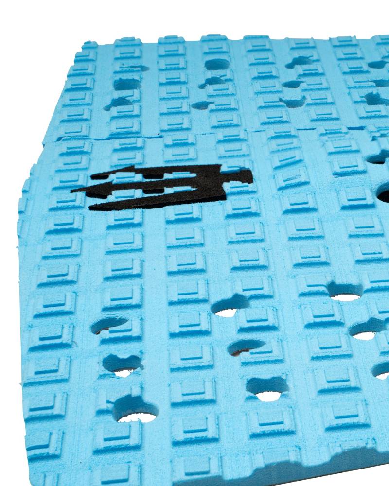 Blue pad close-up