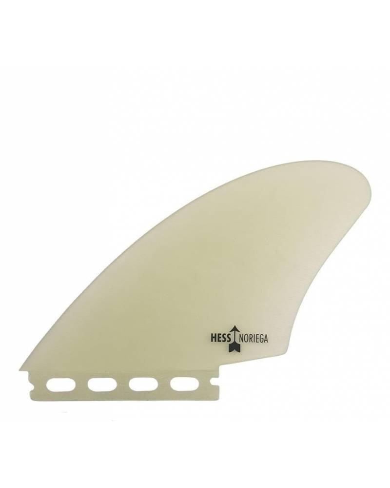 True Ames Danny Hess Noriega Twin Surfboard Fins - Clear (Futures)