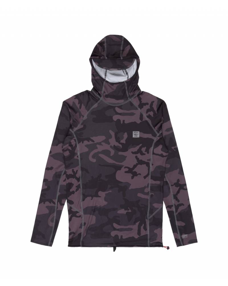 Strike Mission Hooded Rashie - Black Camo