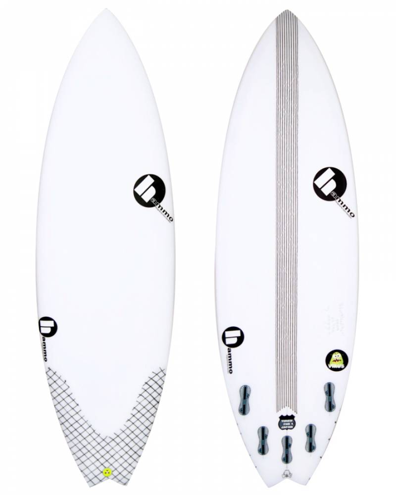 サーフボード hammo VIRUS XCORE REACTOR 5'5 フィン無し ハモ hammo