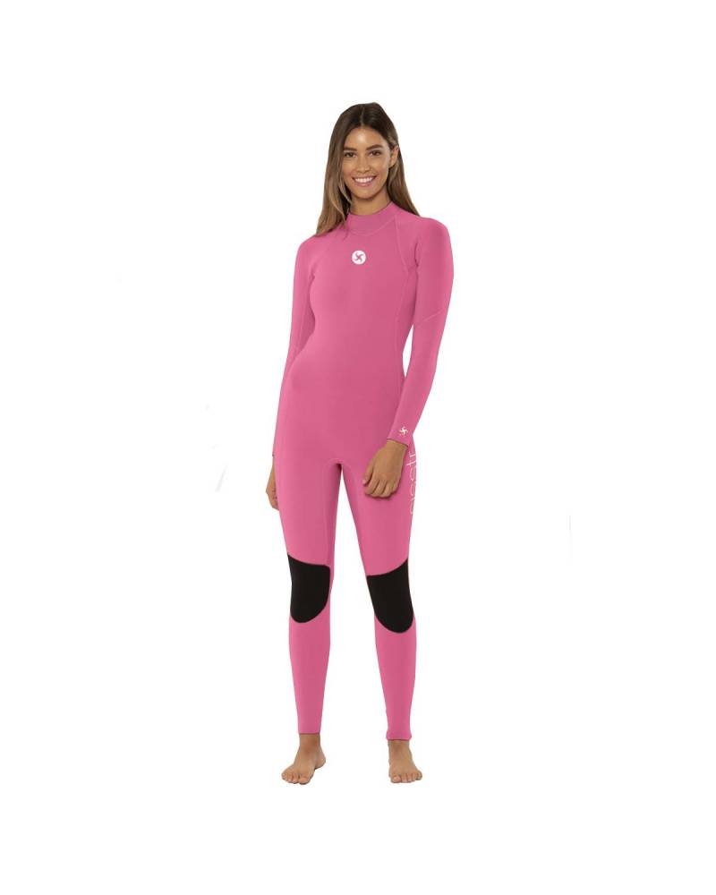 Sisstr 7 Seas 3/2 Back Zip Full - Magenta Wetsuit
