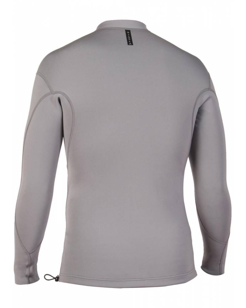Vissla 1mm Performance Reversible Long Sleeve Wetsuit Top Jacket Grey - back