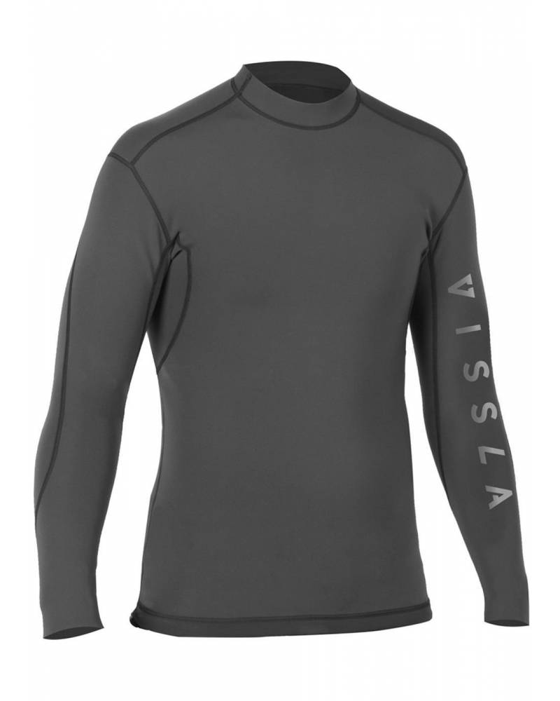 Vissla 1mm Performance Reversible Long Sleeve Wetsuit Top Jacket Stealth - inside