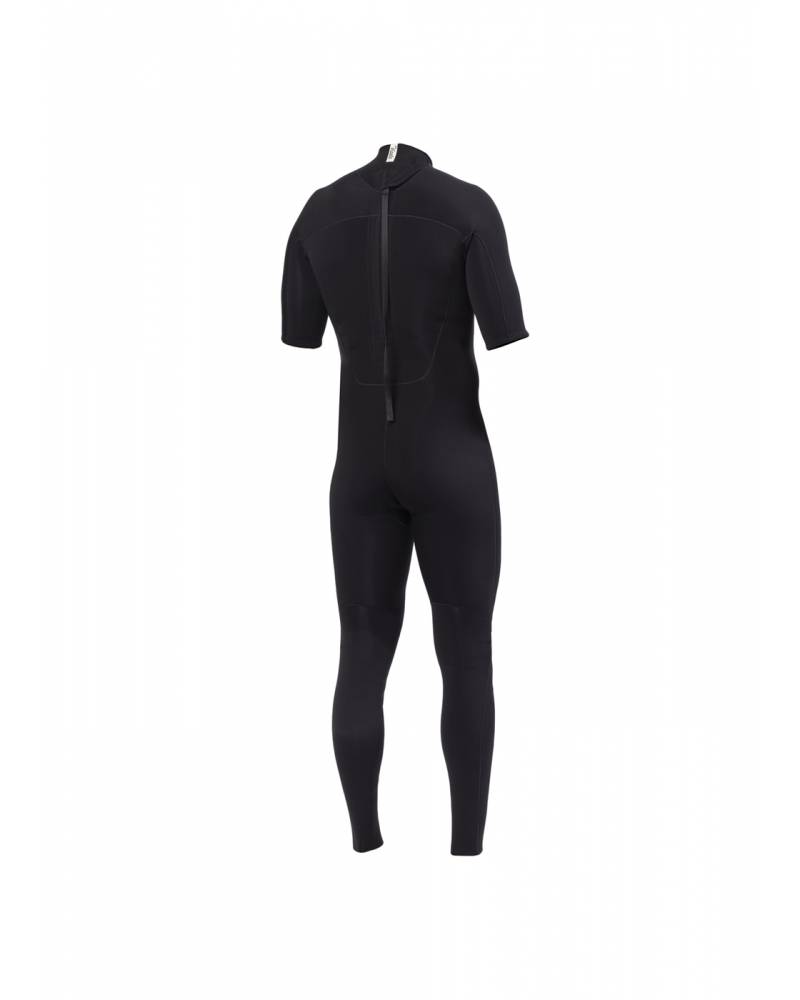 Vissla 7 Seas 2/2 Short Sleeve Full Back Zip - Black