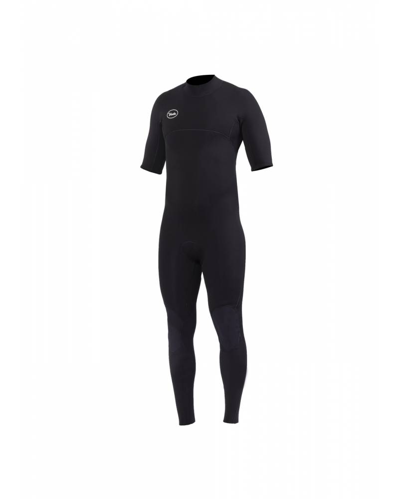 Vissla 7 Seas 2/2 Short Sleeve Full Back Zip - Black