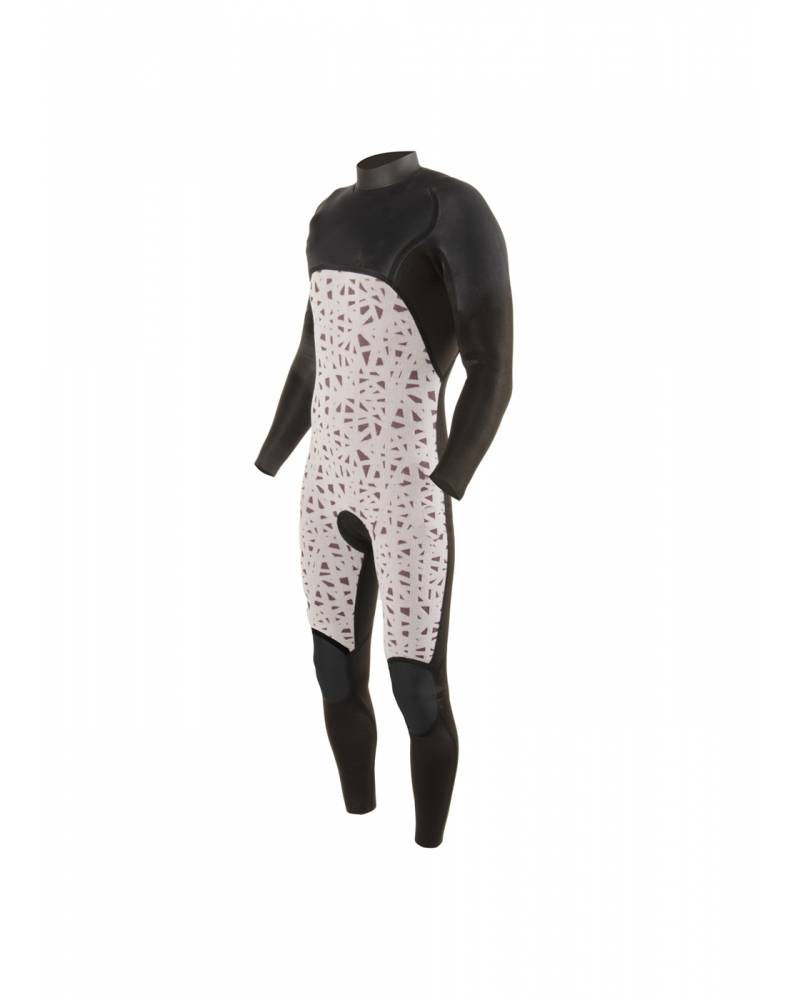 Vissla 7 Seas 3/2 Full Chest Zip - With  Print1
