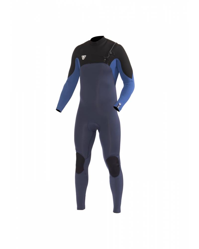 Vissla 7 Seas Comp 4/3 Full Chest Zip - Harbor Blue