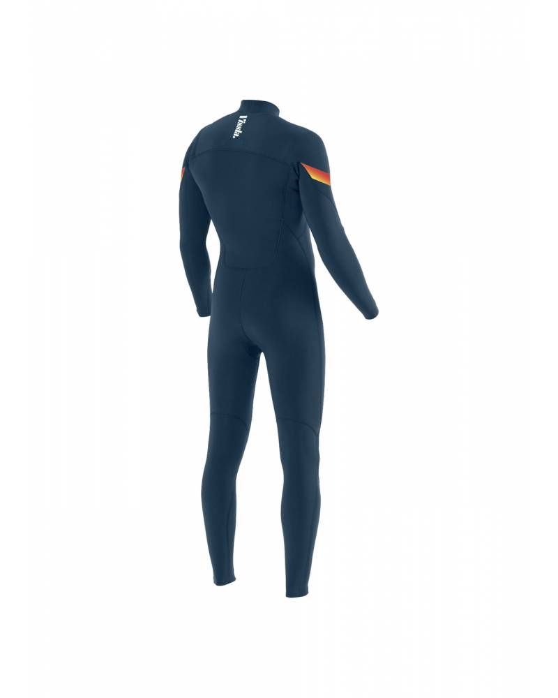 Vissla 7 Seas Raditude 3/2 Full Chest Zip - Night back