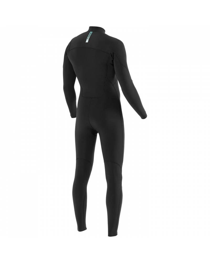 Vissla 7 Seas 2/2 Chest Zip Full Wetsuit - Black - back