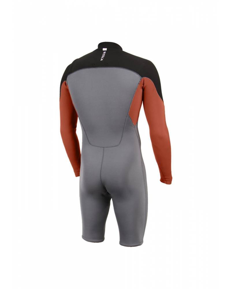 Vissla 7 Seas 2/2 L/S Spring Suit - Rust back