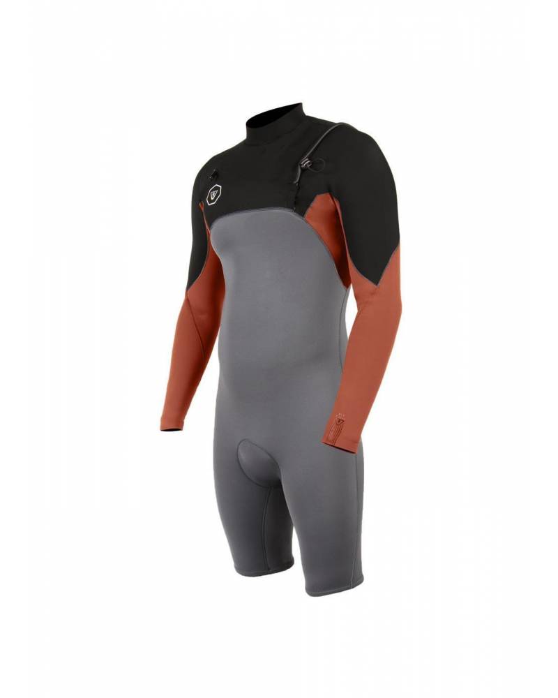 Vissla 7 Seas 2/2 L/S Spring Suit - Rust front