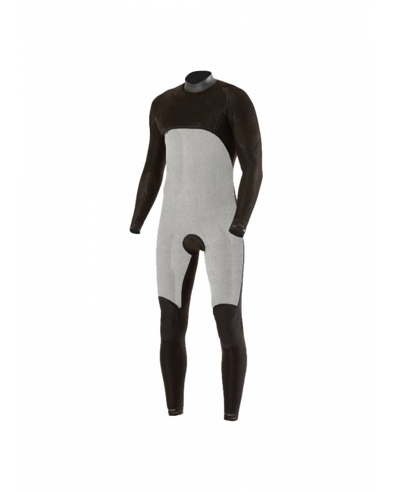Vissla 7 Seas Comp 3/2 Chest Zip Wetsuit - Night lining front