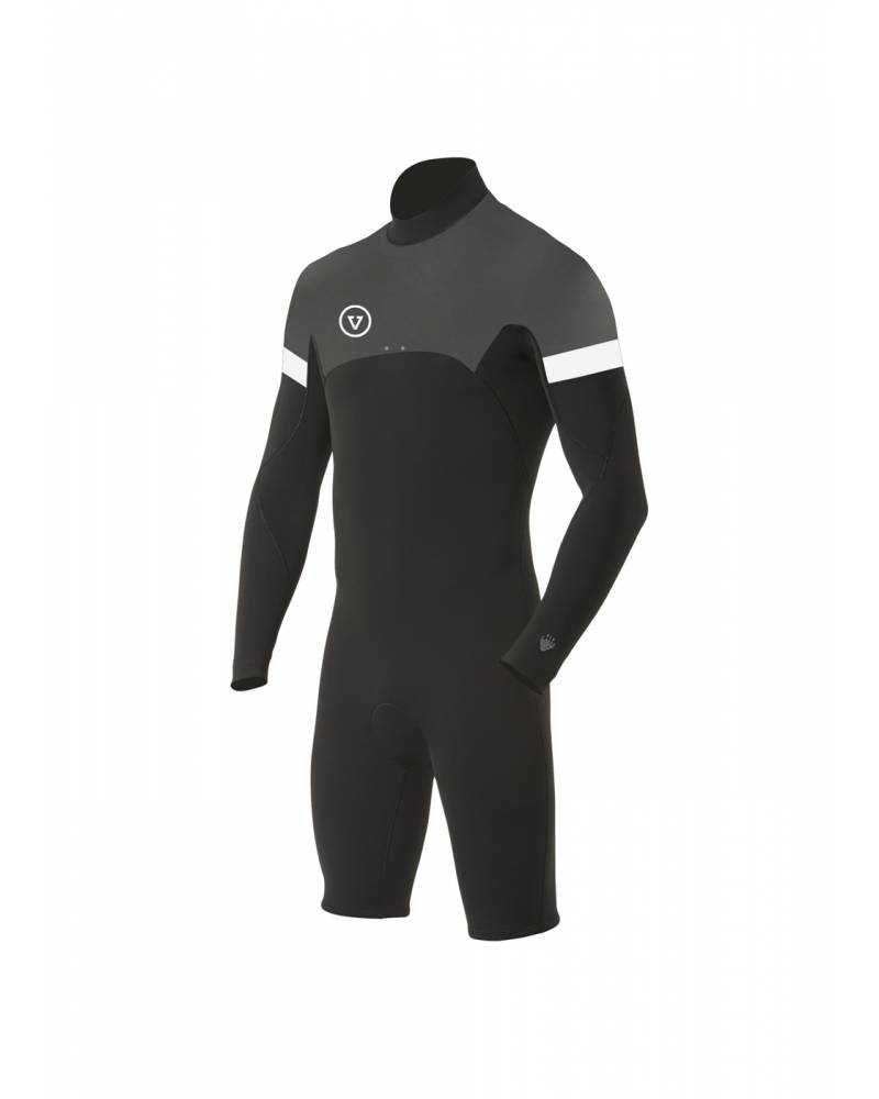 Vissla 7 Seas Raditude 2/2 L/S Spring Suit - Black Smoothie front
