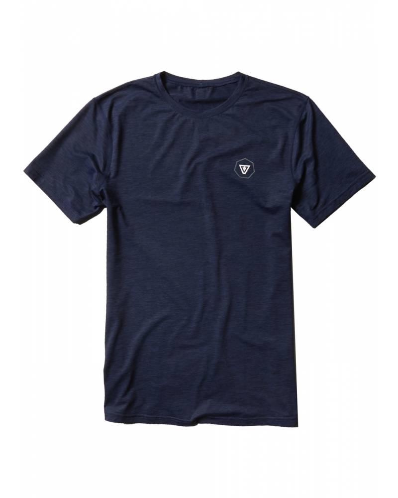 Vissla Alltime S/S - Naval Heather - Front