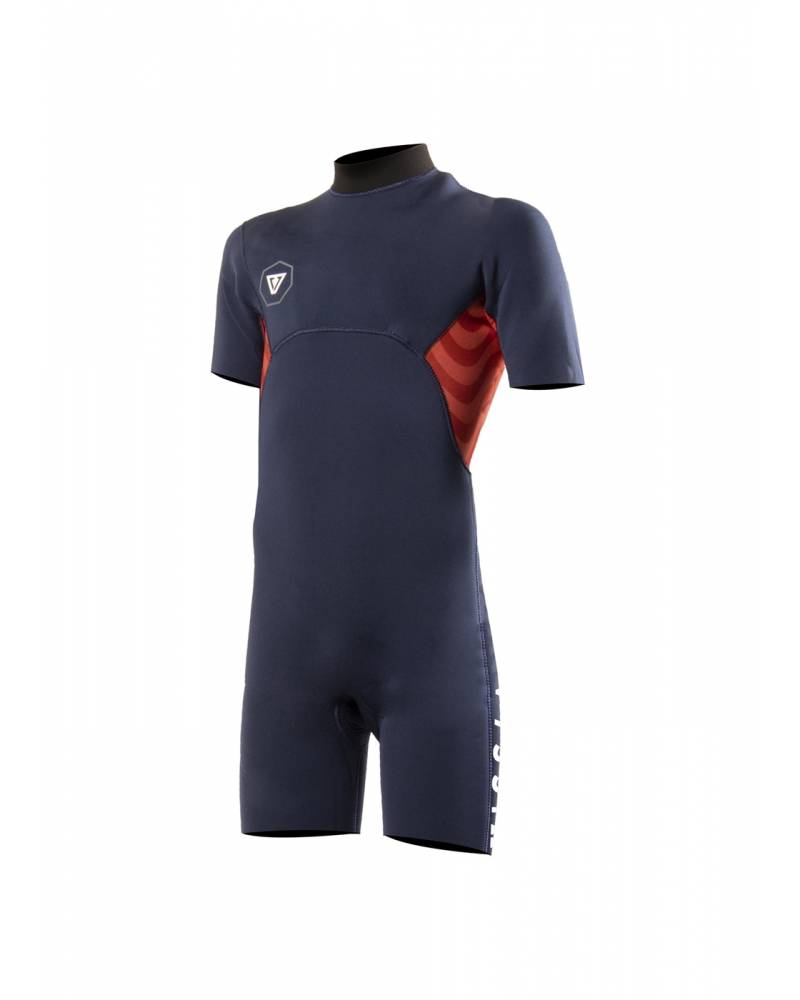 Vissla Boys 7 Seas Shredder 2/2 Spring Suit - Navy front