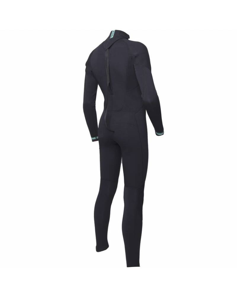 Vissla Boys Easy Seas 3/2 Back Zip Wetsuit - Black back