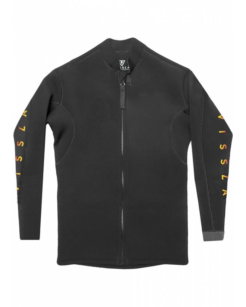 Vissla Boys Front Zip Tripper Jacket - Black front