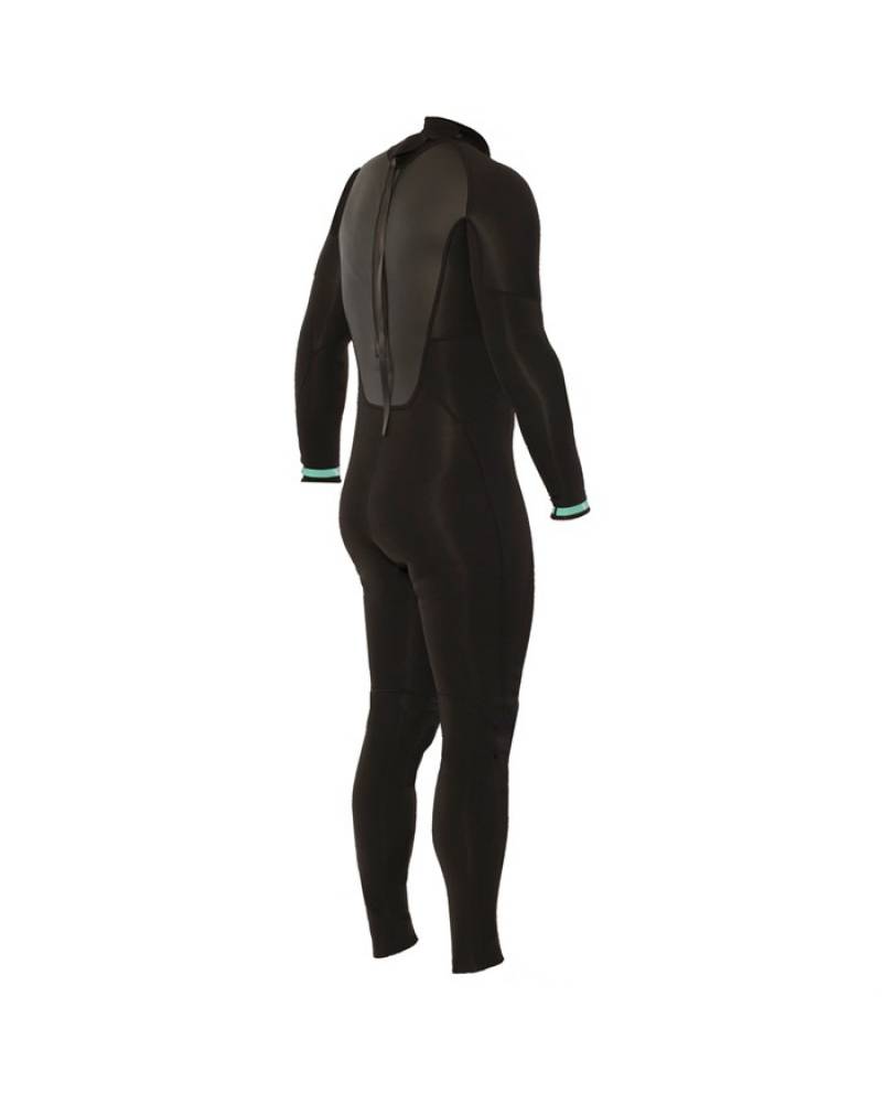 Vissla Easy Seas 3/2 Full Back Zip - Black back