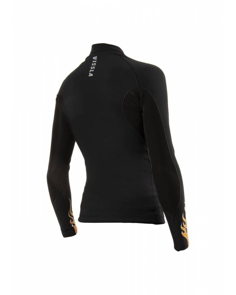 Vissla High Fire Boys 1mm Ls Jacket - Black  back