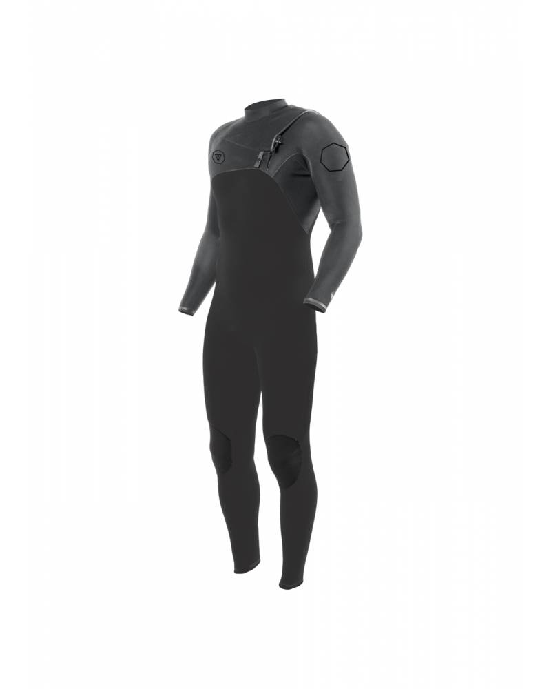 Vissla High Seas II 3/2 Full Chest Zip - Charcoal