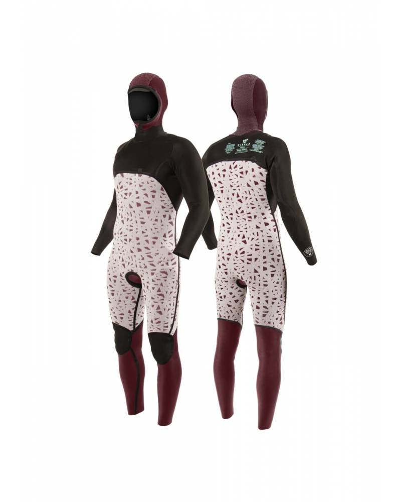 Vissla High Seas II 4/3 Hooded Men's Steamer Wetsuit - interior